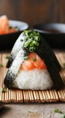 Delicious Salmon Onigiri: A Japanese Rice Triangle Treat