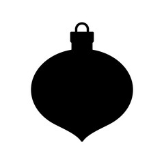 Christmas ball icon vector. christmas toy illustration sign. new Year symbol.