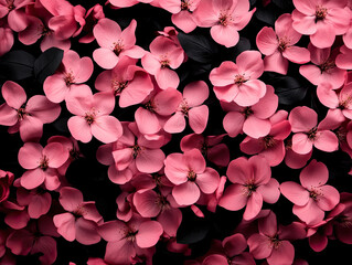 Obraz premium Vibrant cherry blossom bloom garden floral photography natural setting close-up beauty of nature