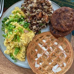 Vegan Breakfast Plate Combo