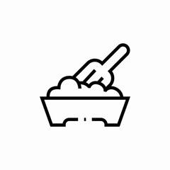 cat litter box icon sign vector