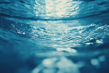 Crystal-clear underwater scene, sunlight filtering through. Perfect for websites, blogs, or projects about water, nature, or serenity.