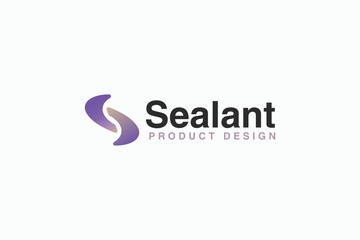 creative sealant logo vector design template with elegant gradient. modern sealant product design logo vector ideas isolated on white background