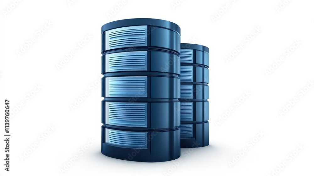 Poster powerful server stack, enhancing data processing, network infrastructure and enterprisegrade solutio