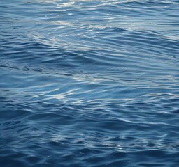 Watercolor ripples on a calm oceanic blue background , watercolor, vibrant, ripple