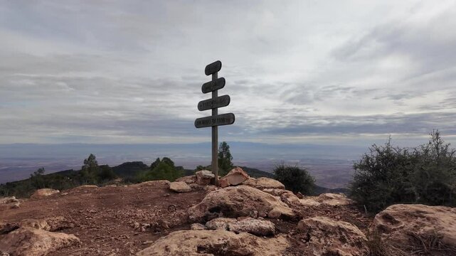 TheThe summit of isk waklim 1151m in Morocco summit of isk waklim 1151m in Morocco