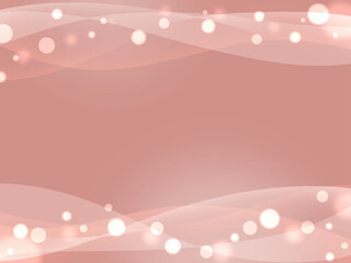 美しいウェーブと光のピンク色の背景素材