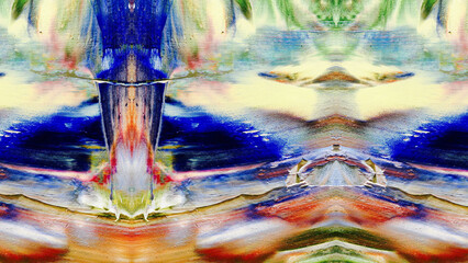 Abstract art background . Hand painting artwork on canvas .