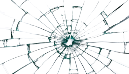 Shattered Glass Texture Broken Window Pane Crack Damage Abstract Background