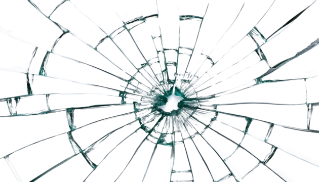Shattered Glass Texture Broken Window Pane Crack Damage Abstract Background
