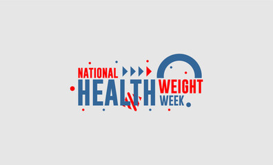 National Health Weight Week Holiday Concept