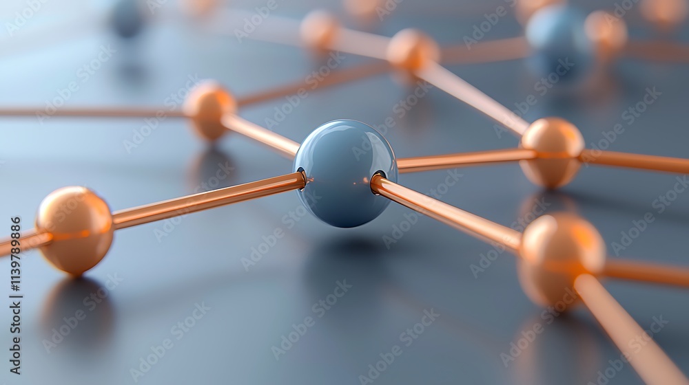 Poster advanced nanotechnology research close-up analysis in a controlled laboratory environment