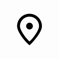 location pin gps icon sign vector