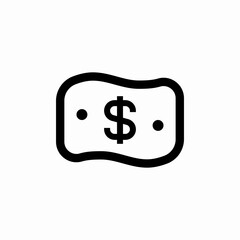 money cash icon sign vector