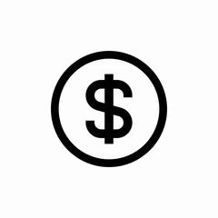 money coin icon sign vector