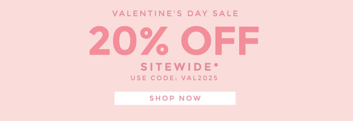 Valentine Day Sale Banner Images, Sale 20% off
