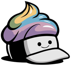 illustration of a helmet