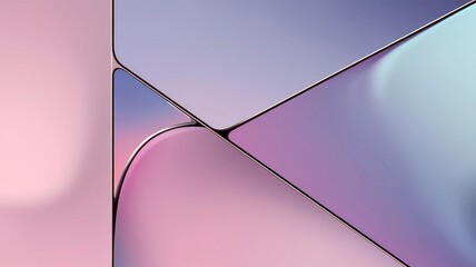 Pastel Abstract Geometric Wallpaper, Minimalist Soft Pattern Background, Modern Elegant Digital Design