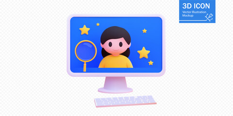 social network concept illustration