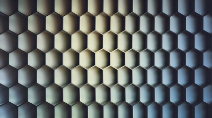 Hexagonal Optical Illusion Background, Modern Geometric Grid Design, Calming Blue and Green Pattern Wallpaper
