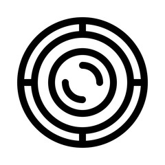 record button line icon