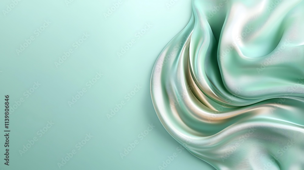 Poster elegant silk fabric texture studio setting image background soft atmosphere close-up viewpoint