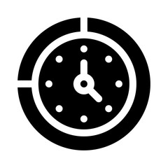 clock glyph icon