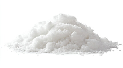 Pile of white snow 