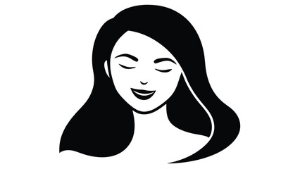 Woman’s Face with One Eye Closed