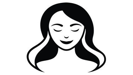 Woman’s Face with One Eye Closed