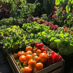 Planting Vegetables + sunlight for vegetable gardens + hydroponic vegetable gardening + balcony gardening + seasonal vegetables
