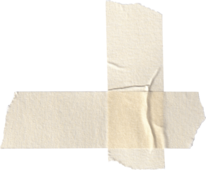 paper tape with transparent background