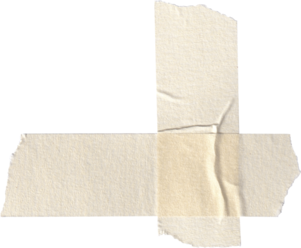paper tape with transparent background