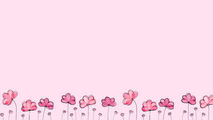 Endless Love Capturing the Unique and Vibrant Expressions of Pink Backgrounds with Heartfelt Love Symbols and Themes of Romance