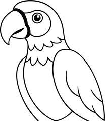 cartoon parrot