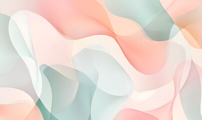 Obraz premium Abstract art featuring soft, pastel colors, Generative AI 