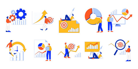 Hand Drawn Career Progression of a Man