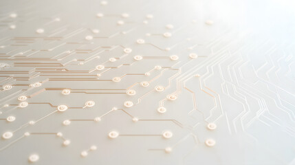 A close-up of a microchip with intricate circuitry details, showcasing advanced technology and precision engineering, symbolizing the heart of modern electronics and innovation.
