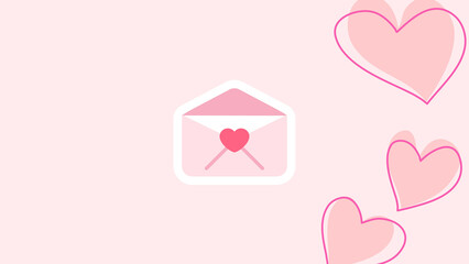 Romantic Whimsy A Unique Celebration of Love Symbols and Pink Backgrounds, Bringing Heartfelt Affection to Life in Vibrant Detail