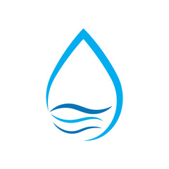 Water Logo Design Graphic Illustration