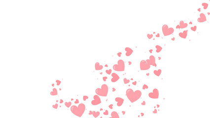 Romantic Whimsy A Unique Celebration of Love Symbols and Pink Backgrounds, Bringing Heartfelt Affection to Life in Vibrant Detail