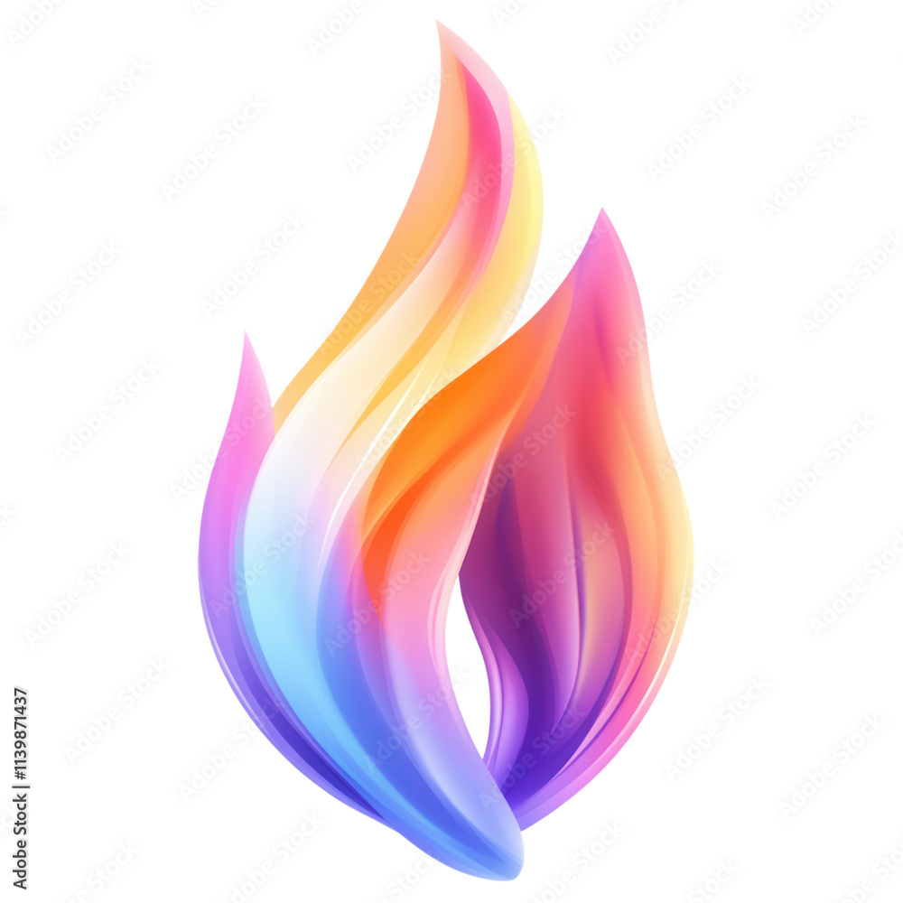 Poster dynamic flame design digital art abstract concept colorful environment modern viewpoint energy and p
