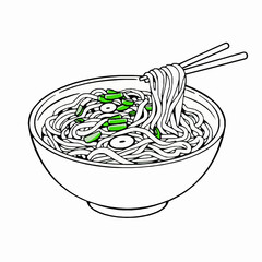 Spicy Peanut Noodles with Scallions