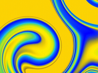 LUXURIOUS AND BEAUTIFUL blue and yellow AESTHETIC ABSTRACT DESIGN LIQUID Glitter BACKGROUND WITH NOISE	