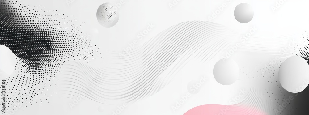 Poster a modern, abstract design featuring soft shapes and gradients in a minimalist color palette, evoking