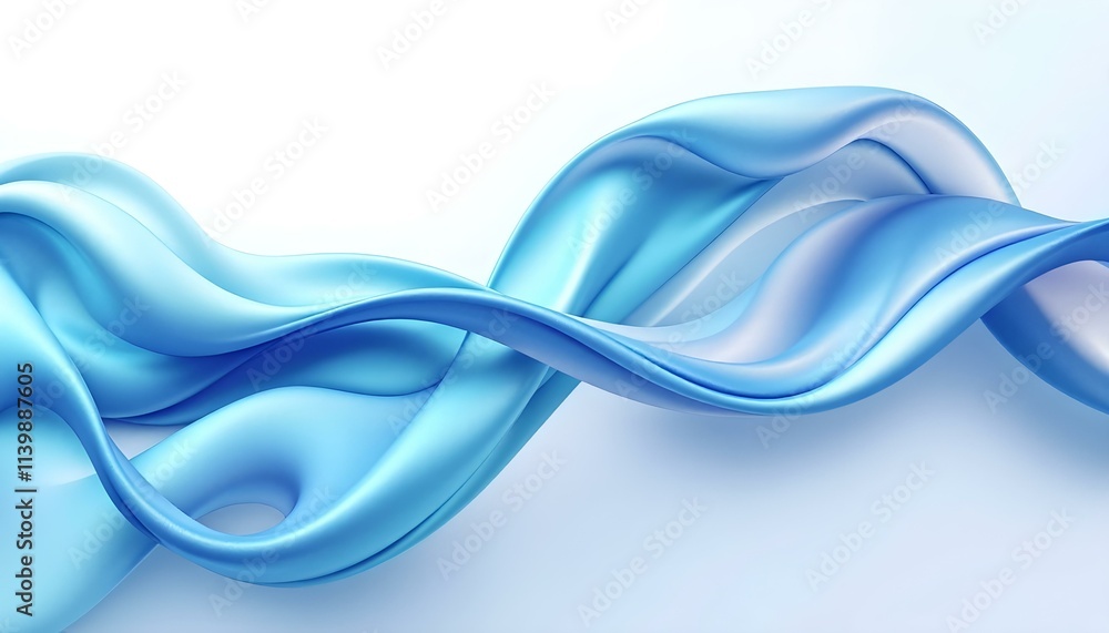 Poster blue black abstract gradient background grain texture effect dark vibrant color flow wave copy space