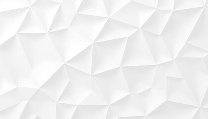 Obraz premium Origami-inspired abstract design featuring intricate geometric folds and shapes in white tones