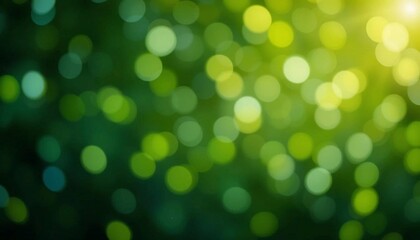 Obraz premium green bokeh background