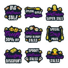 Halloween Sale Illustration Pack