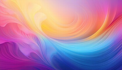 Abstract Swirls of Color: A mesmerizing abstract background with vibrant swirls of color in pink, blue, and yellow. The swirling shapes evoke a sense of movement and energy.  